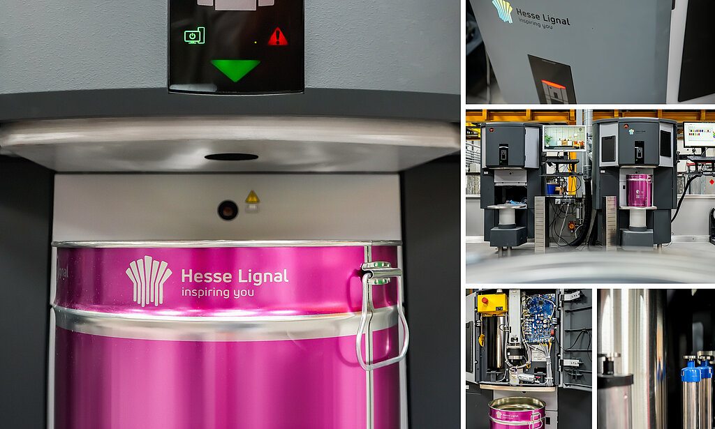 Paint Express mixing system - Hesse Lignal