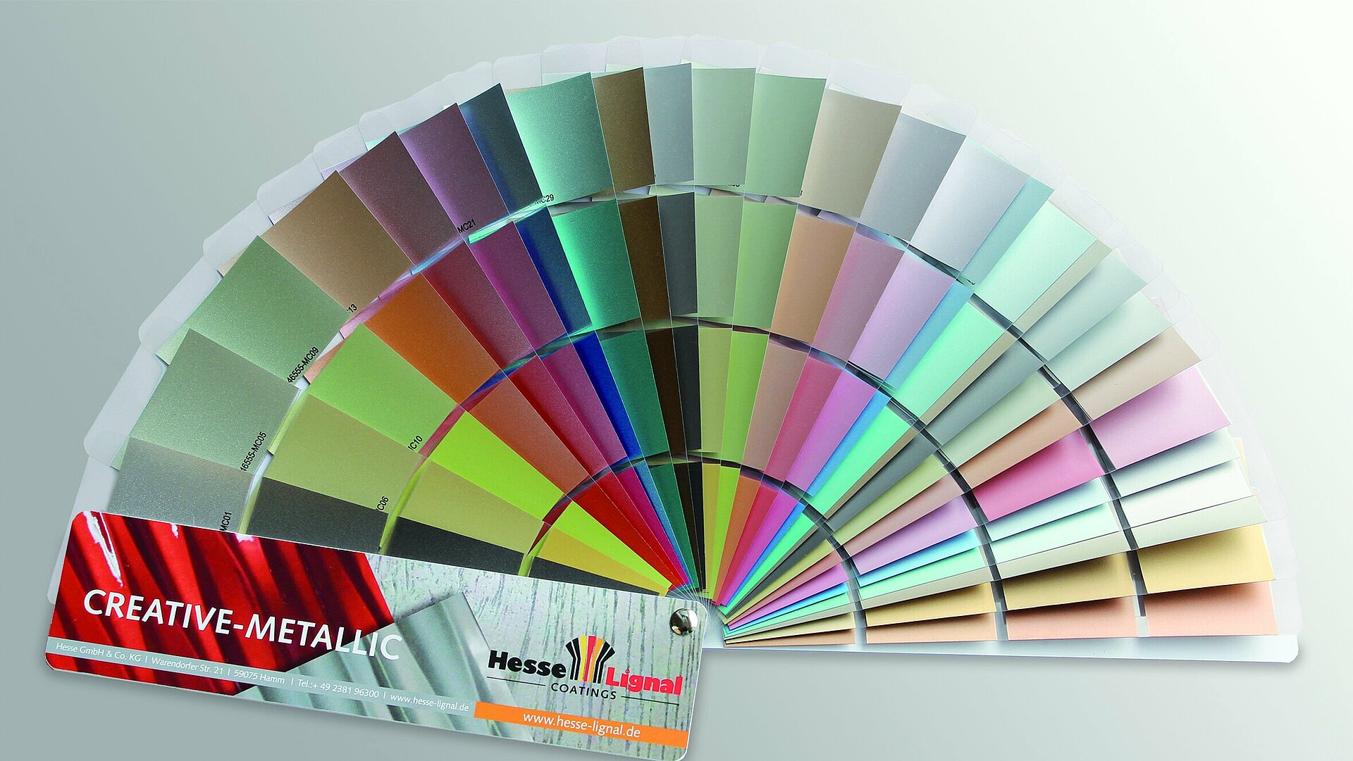 Creative Metallic kleurenwaaier van Hesse Lignal
